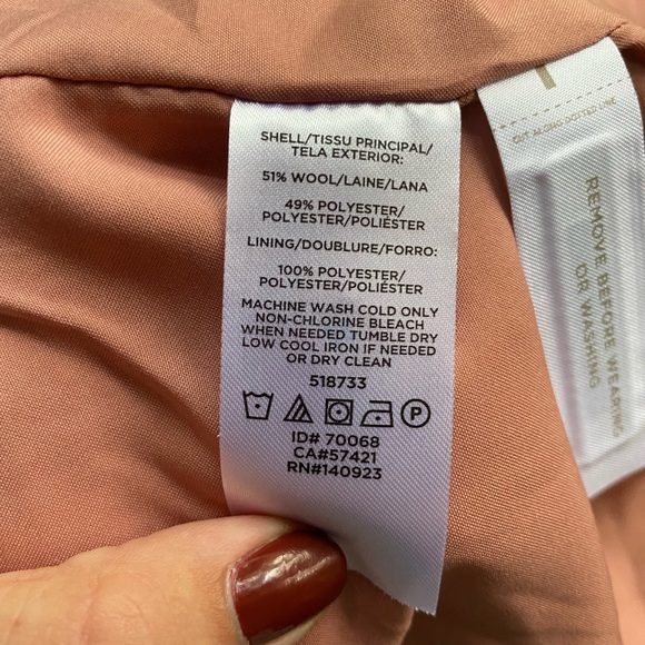 Loft NWOT Melange Double Breasted Blazer wool - Picture 7 of 7